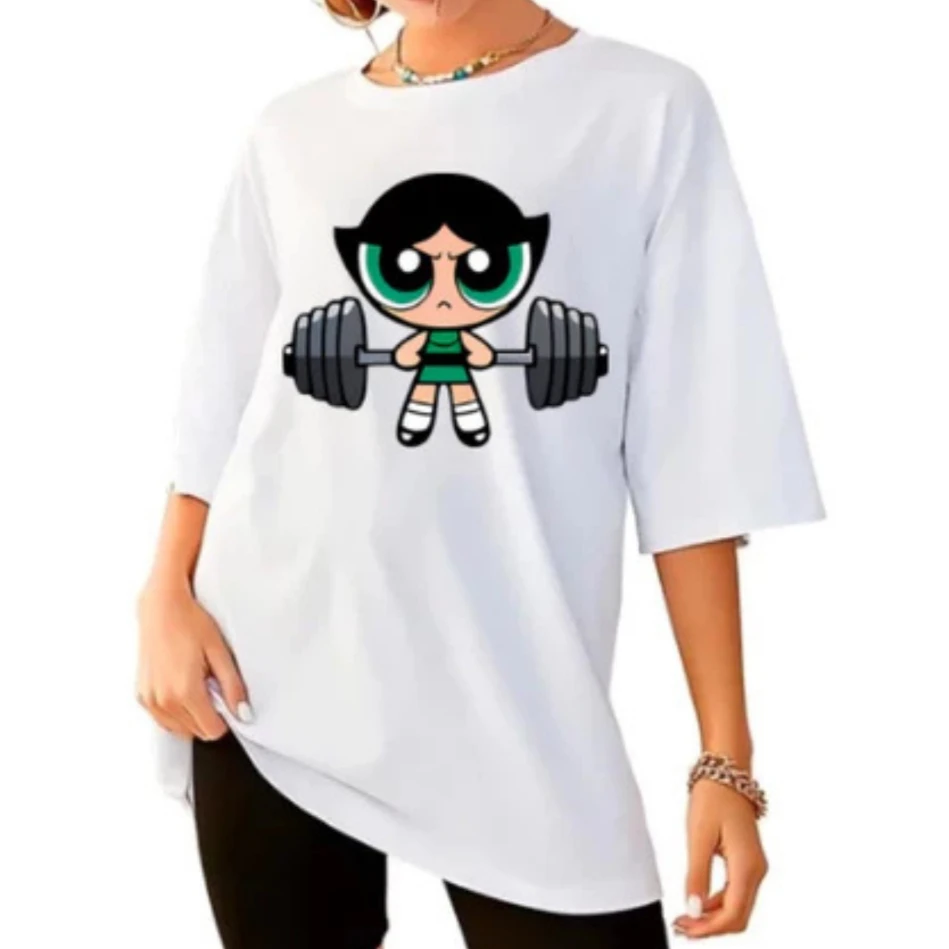 Meninas super poderosa blusa t - Badminton Junior avaliação e preço