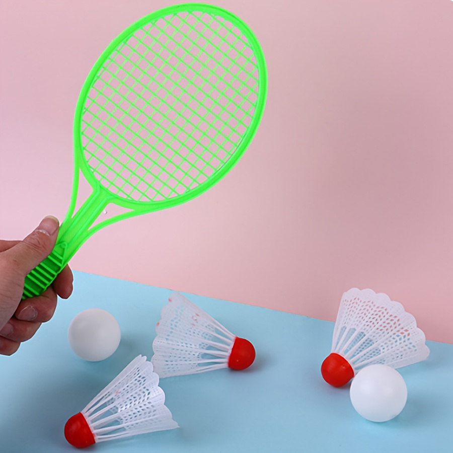 4 pçs/set mini plástico badmin - Badminton Fun Game avaliação e preço