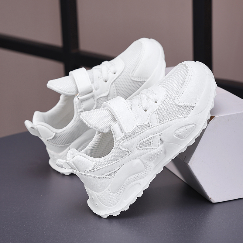 Branco crianças sapatos casuai - Badminton Junior avaliação e preço
